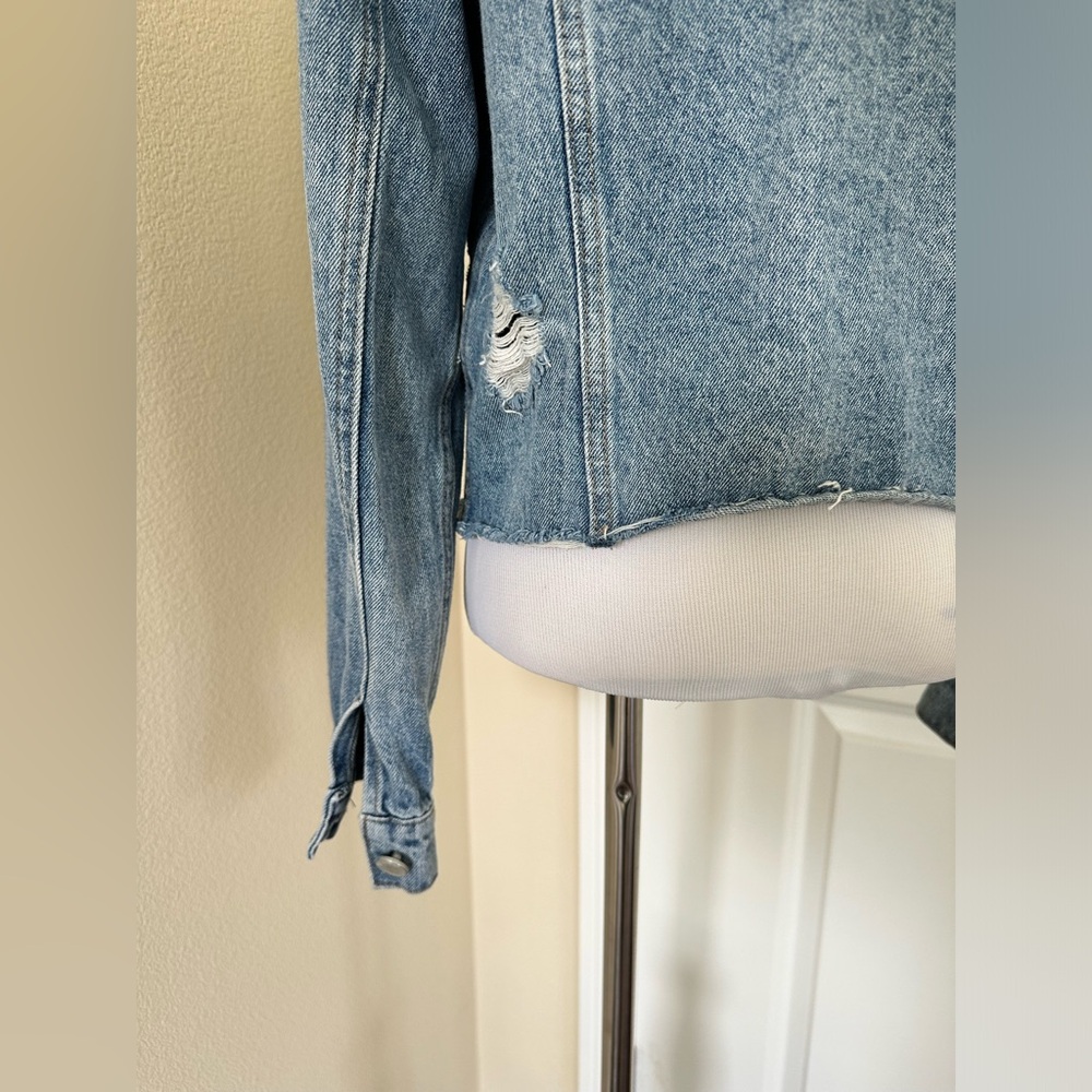 BLANK NYC Denim Jacket Women’s Size Medium - Picture 7 of 16
